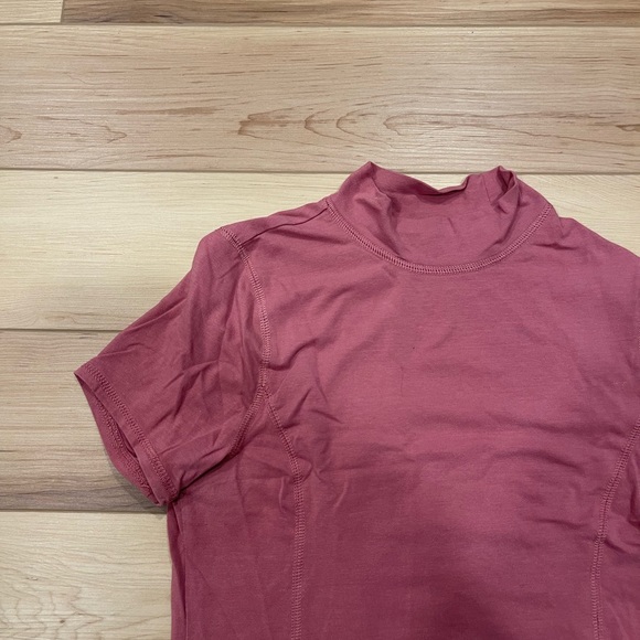 plum colored turtleneck tshirt - Picture 2 of 4